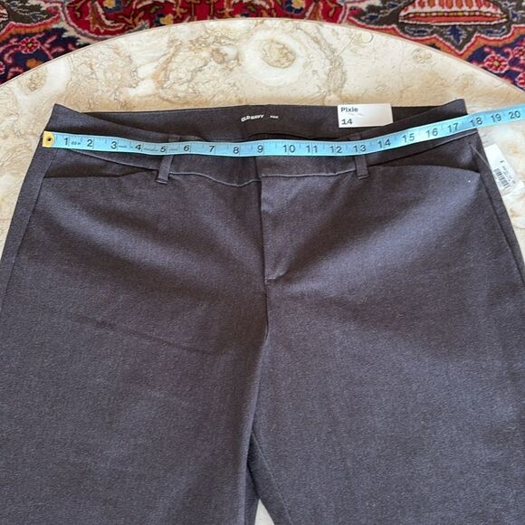 NWT Old Navy Pixie Skinny Ankle Pants Heather Grey - Picture 7 of 8